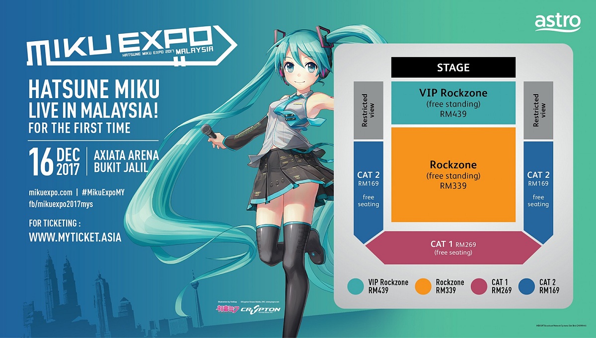 Miku Expo 2017 Facebook Ticket sales start 8 October from 10am onwards!